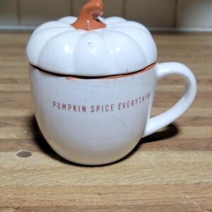 Pumpkin Spice Everything Mug with Lid Mug